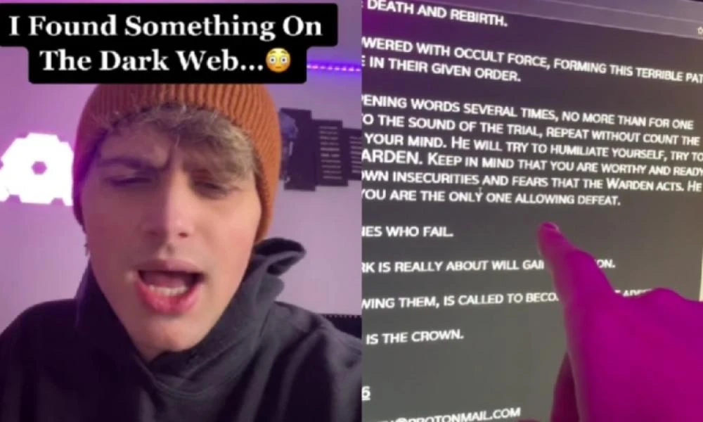 Tiktoker μπήκε σε μια τυχαία συνομιλία στο dark web και το μετάνιωσε αμέσως